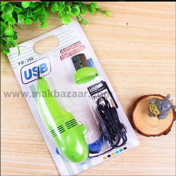 USB Mini Vacuum Cleaner for Laptop/Computer Keyboard/Mobile/Mini/Cars Vacuum Cleaner Electronic Part with LED light (Multicolor) - Pack Of 1)  